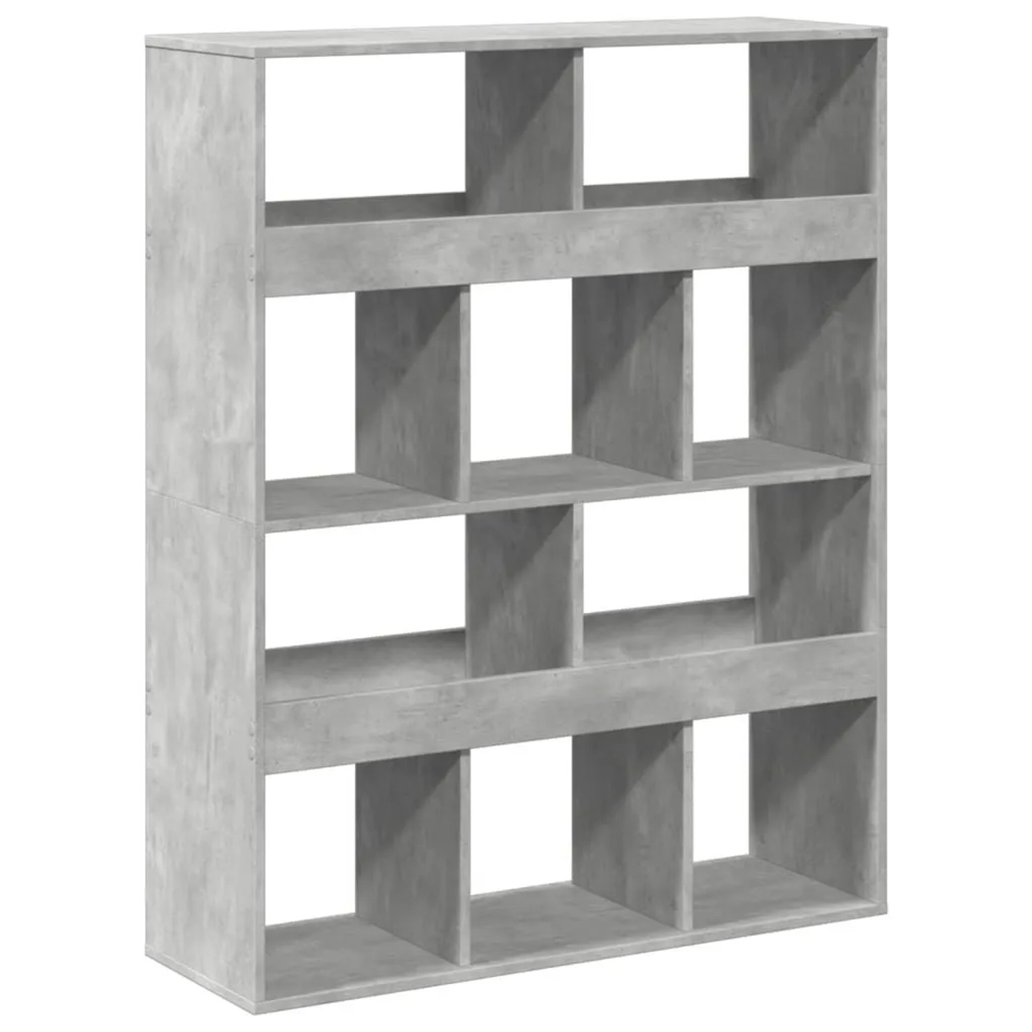 vidaXL Raumteiler Betongrau 100x33x125,5 cm Holzwerkstoff 3309522