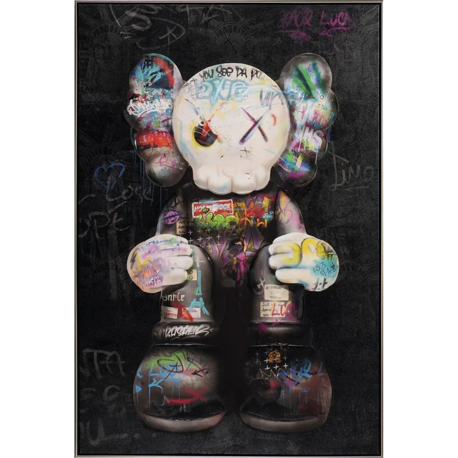 Art Universe Leinwandbild Sitting Mouse 62 x 92 cm