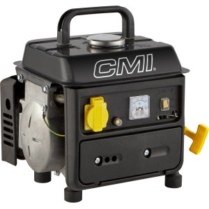 CMI Generator C-G-1100: Kompakter Stromerzeuger mit 750 W Leistung und Überlastungsschutz.