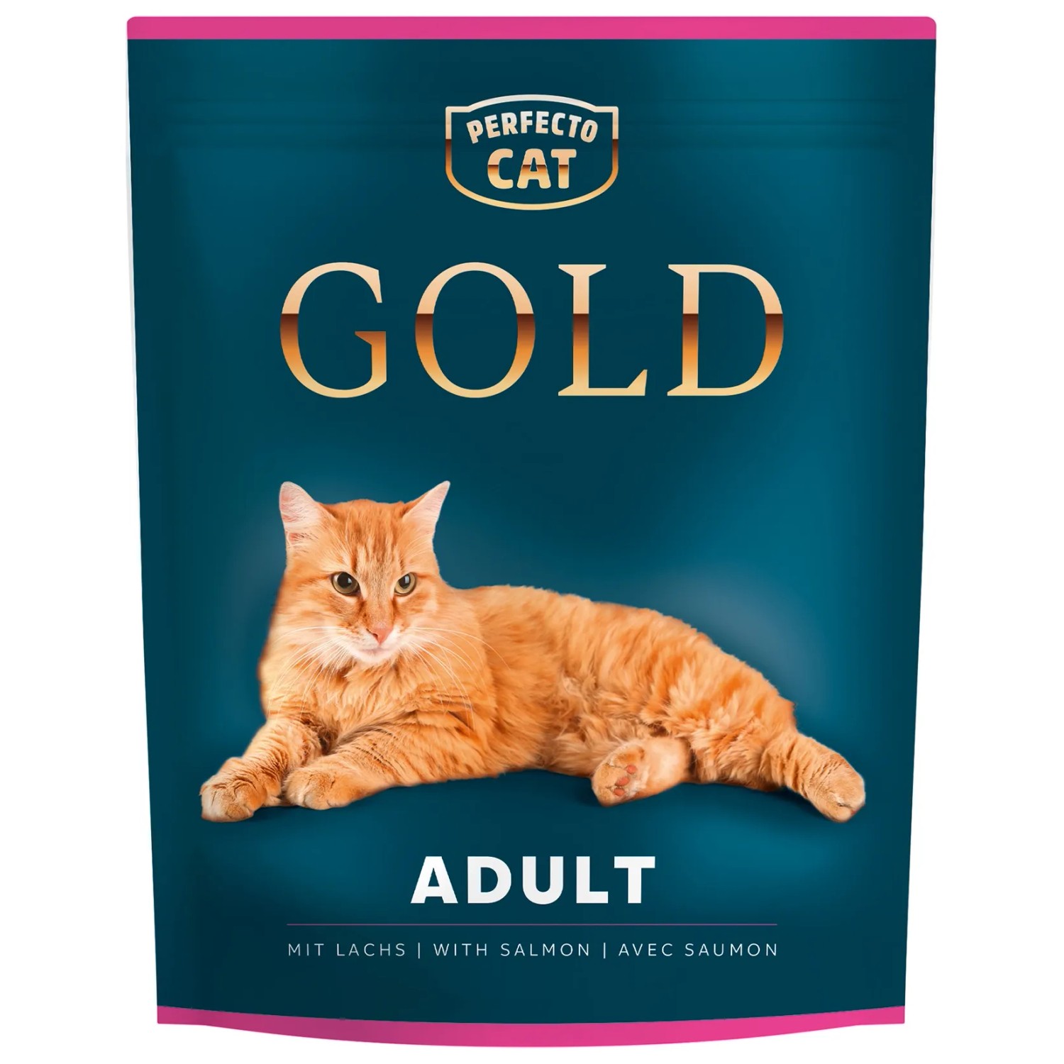 Perfecto Katzen-Nassfutter Gold No.1 Adult mit Lachs