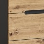 Inn.Furn Garderoben-Set 3-teilig in Eiche und Grau 160 cm Cooper_4