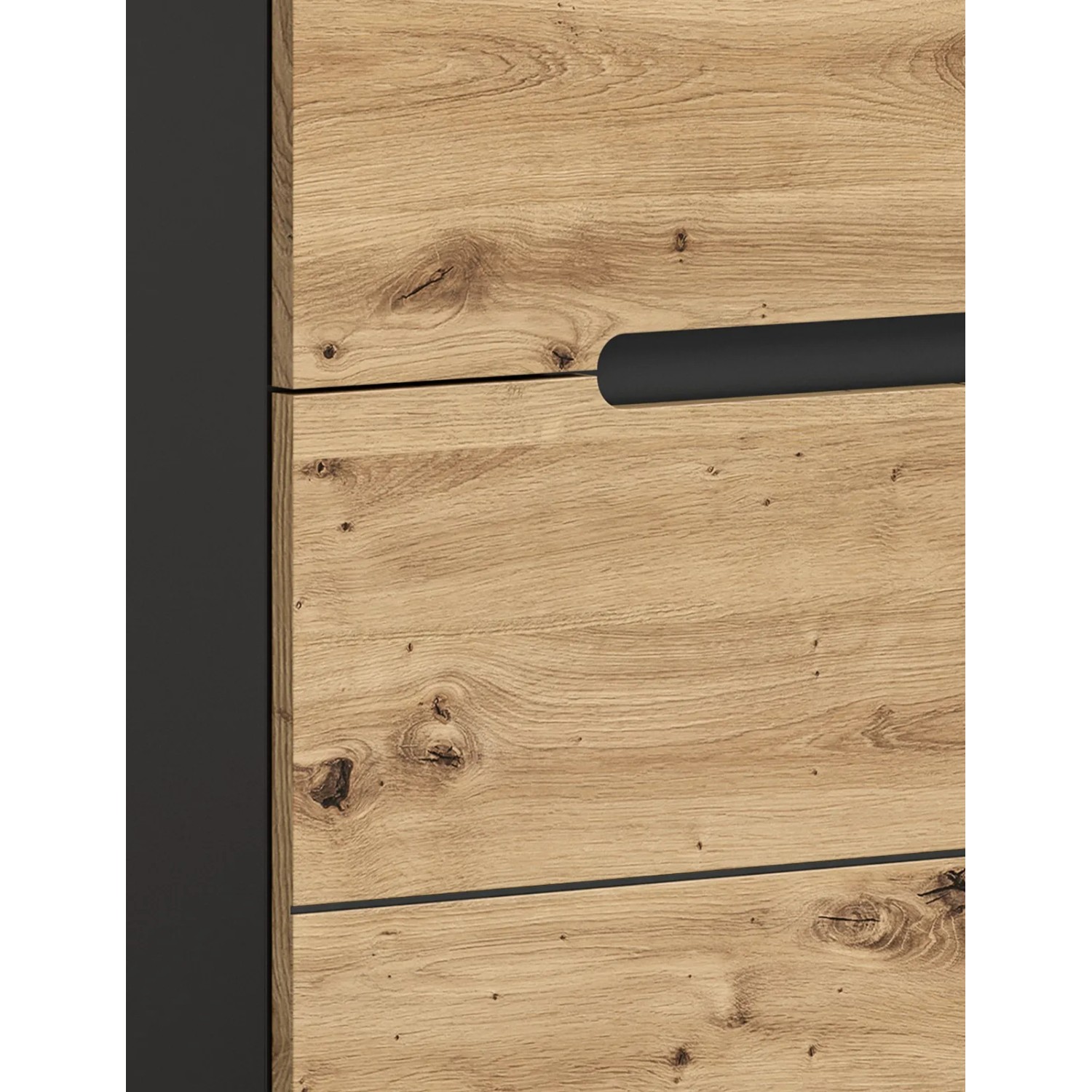 Inn.Furn Garderoben-Set 3-teilig in Eiche und Grau 160 cm Cooper_4