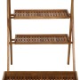 Siena Garden Klapptisch Caruna, rechteckig, Naturholz, 45x70 cm, ideal für Balkon und Garten.