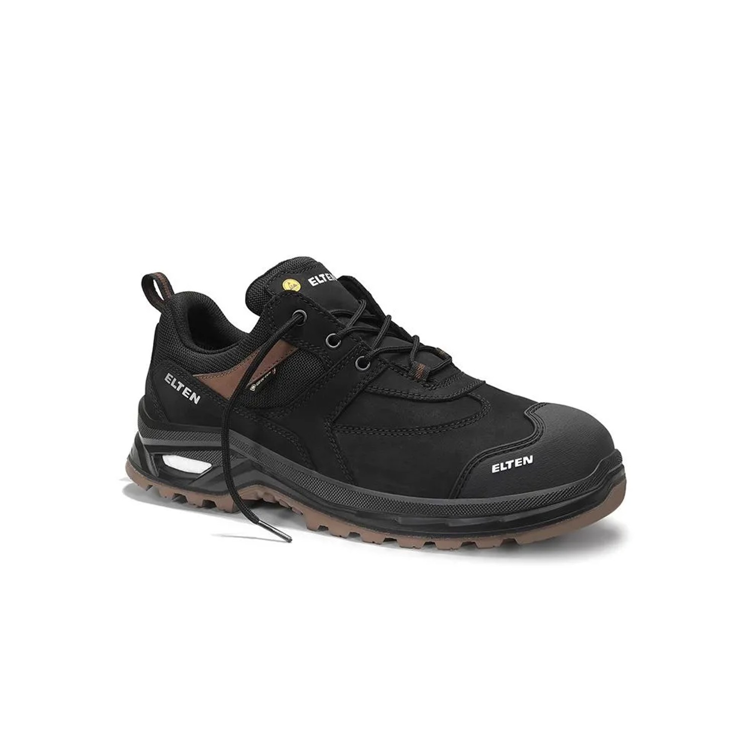 ELTEN Sicherheitshalbschuh ROBSON XXP Pro GTX BLACK BROWN Low ESD S3S WR Größe 47