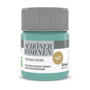 Schöner Wohnen Trendfarbe Frozen, Farbtester mit integriertem Pinsel, 50ml, matt.