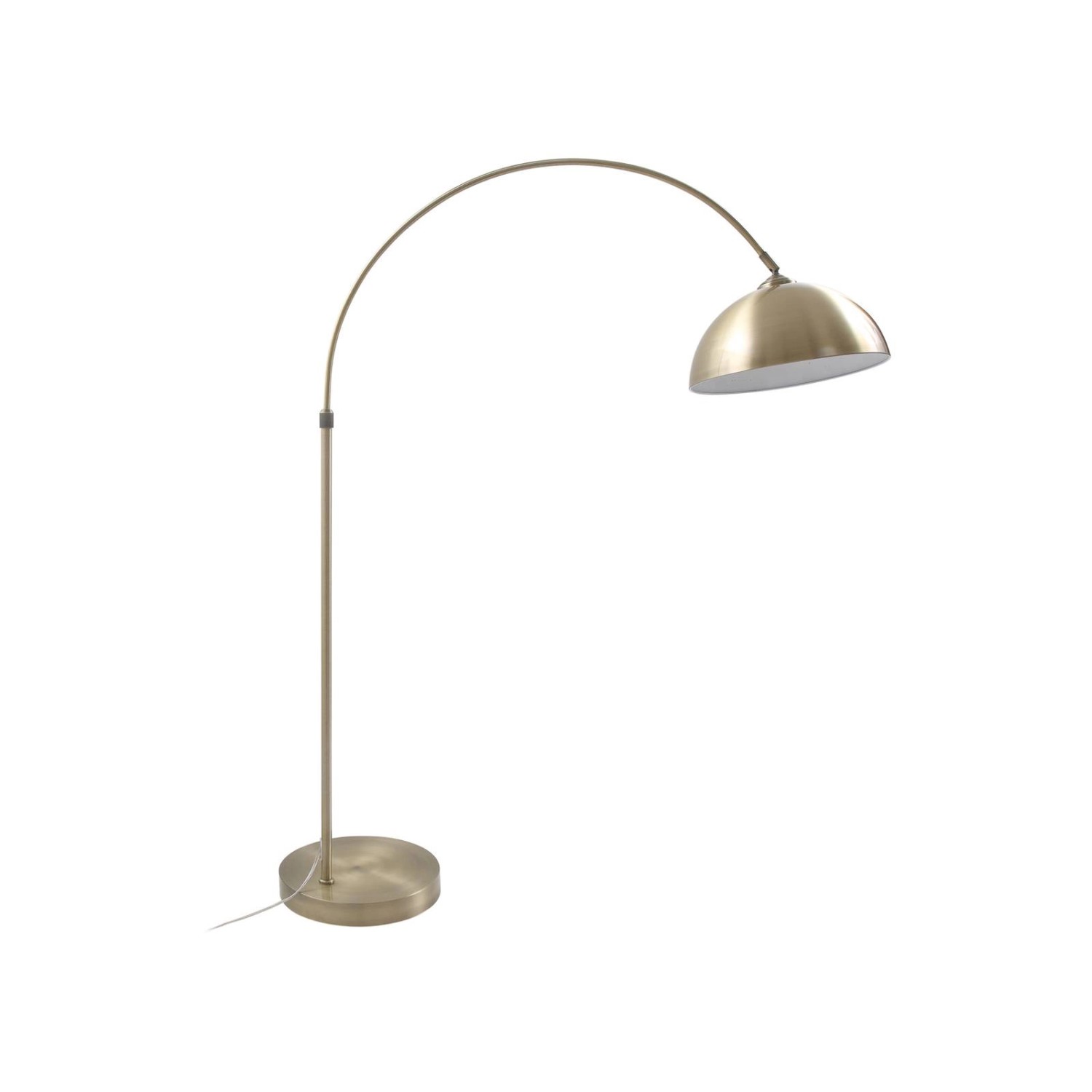 Lindby Stehlampe Bogenleuchte Lennart 4018249 Modern in Bronze aus Metall 1-flammig E27 Wohnzimmerleuchte