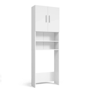 Vicco Waschmaschinenschrank Weiß 64 x 190