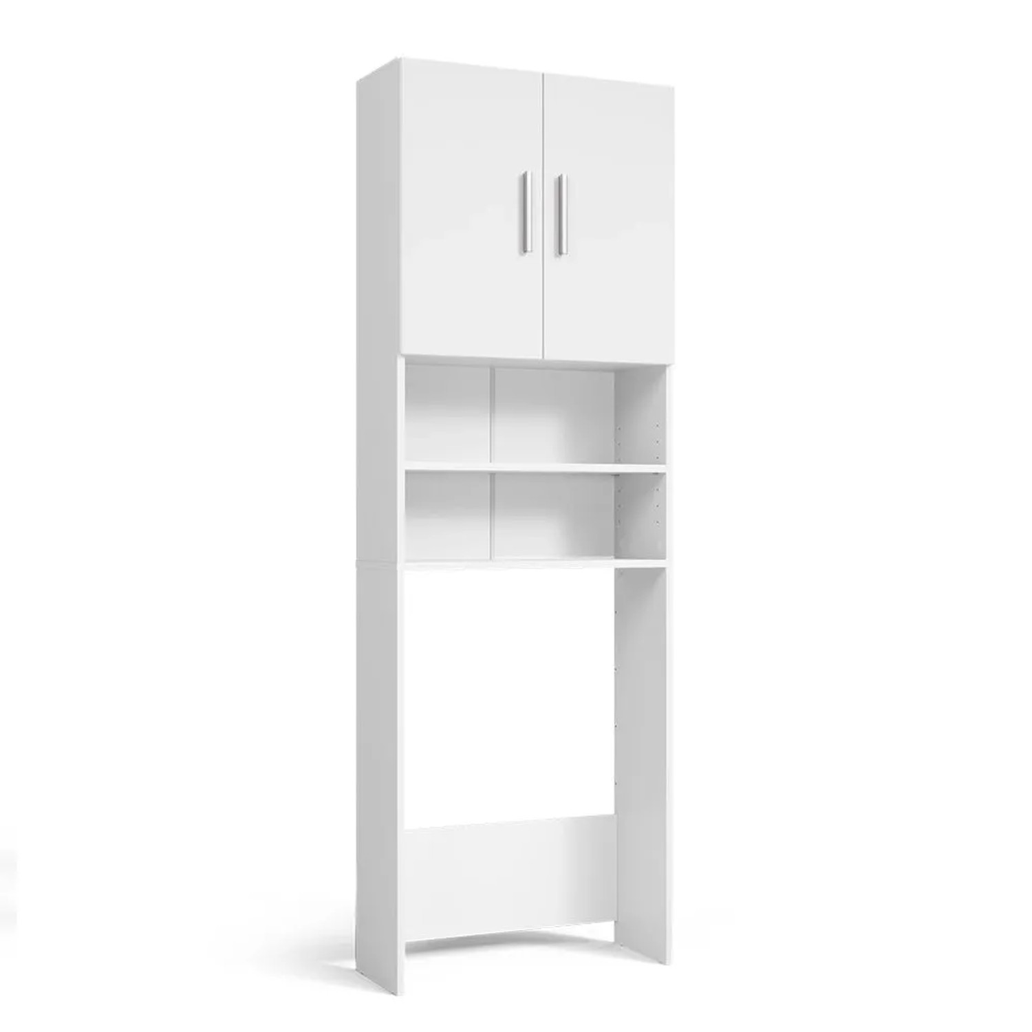Vicco Waschmaschinenschrank Weiß 64 x 190