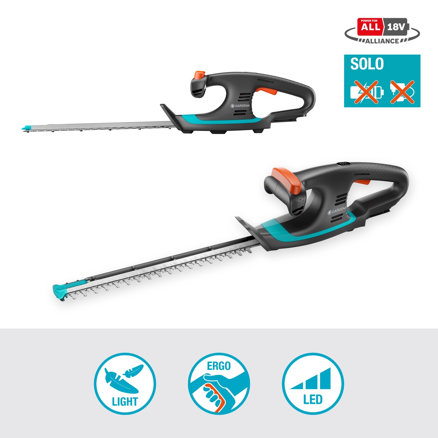 Gardena AkkuHeckenschere EasyCut 40/18V Solo bei OBI