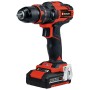 Einhell Akku-Schlagbohrschrauber TE-CD 18/40 Li-i +64, rot/schwarz, mit Akku und Zubehör.