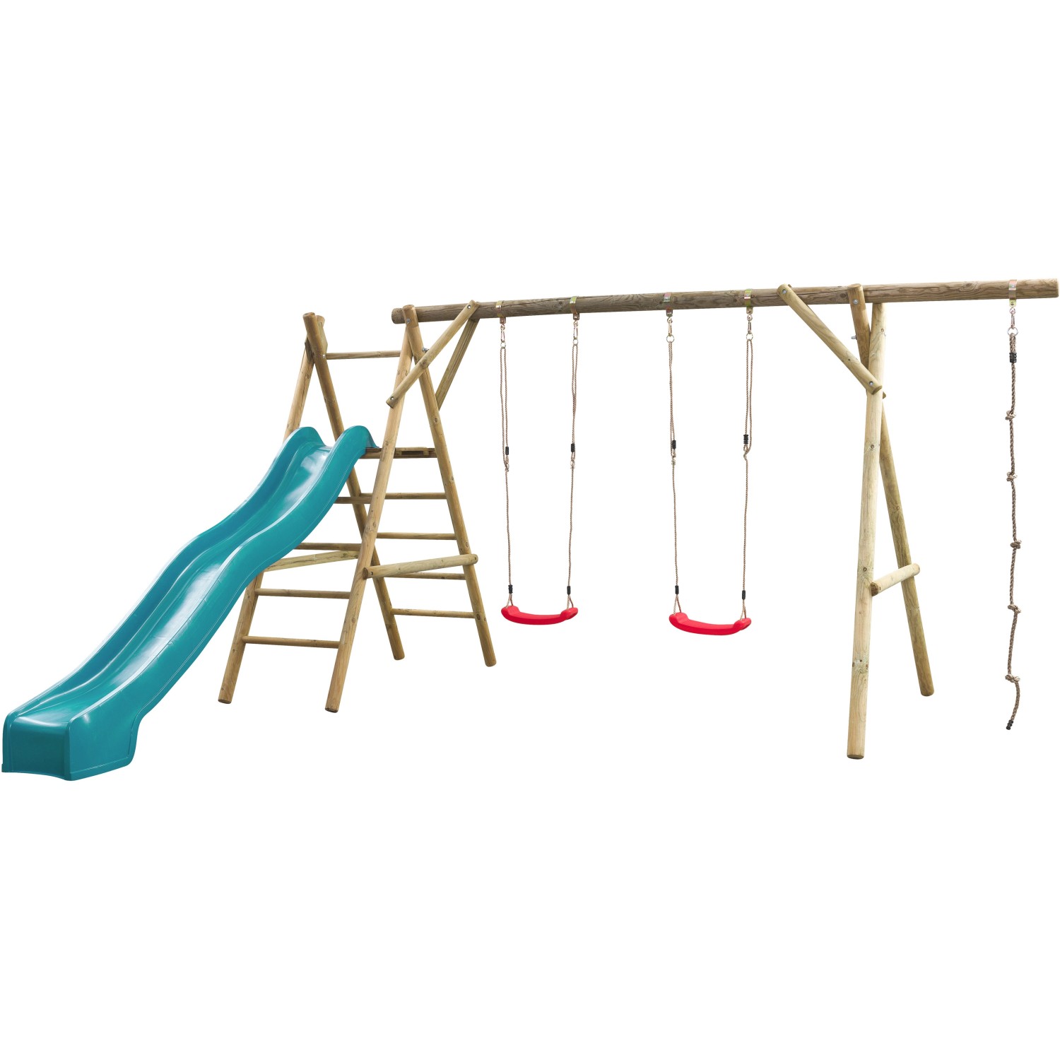 SwingKing Spielgerät Noortje Türkis 450 cm x 375 cm x 220 cm günstig online kaufen