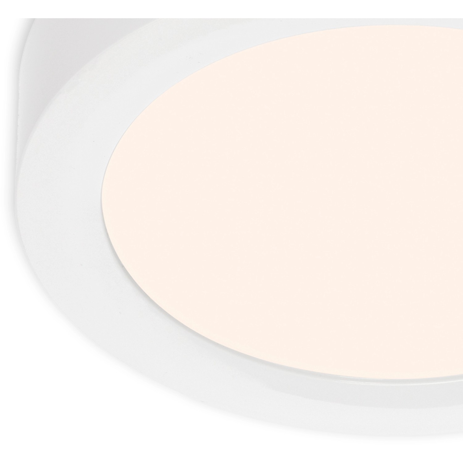 Weiße Briloner LED Deckenleuchte Fire, Ø 17cm, für Innenräume.