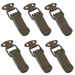 SOTECH 6 Stück Spannverschluss LATCH Gelb Verzinkt Kniehebelspanner