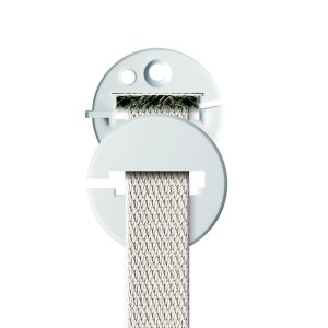 Schellenberg Rollladen-Gurtführung Duo, Mini/Maxi, Weiß. Gurtband wird geführt und vor Ausfransen geschützt.