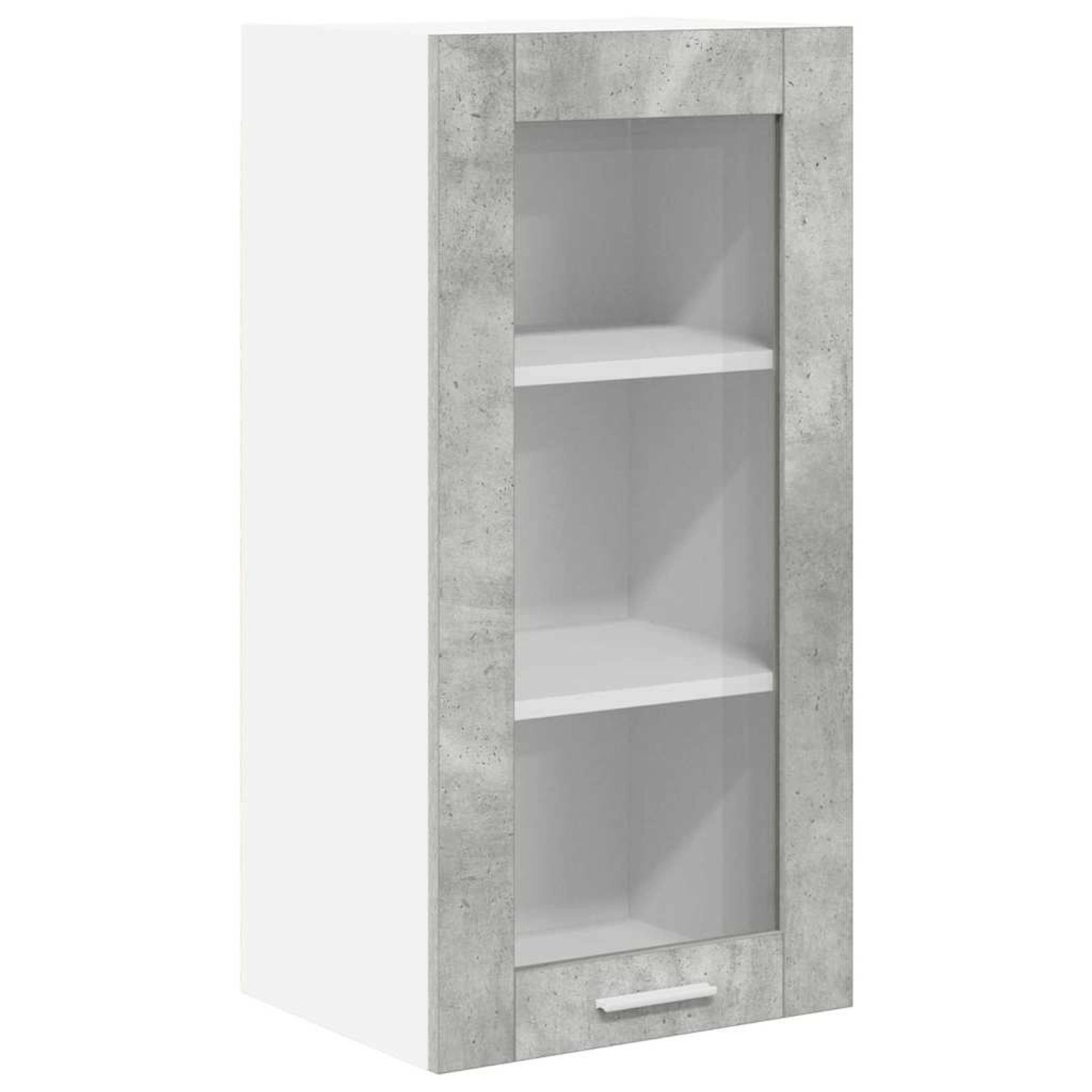 vidaXL Hängeschrank Riga Beton Grau 40 x 31 x 80 cm Holzwerkstoff 884304 günstig online kaufen