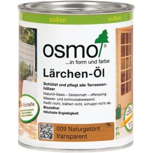 Dose Osmo Holzöl Spezial Lärche 750ml für Holz im Außenbereich.