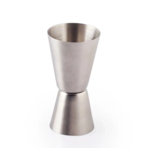 Ich-Zapfe Jigger Cocktail-Messbecher aus Edelstahl, 20/40 ml, für Küchenausstattung.