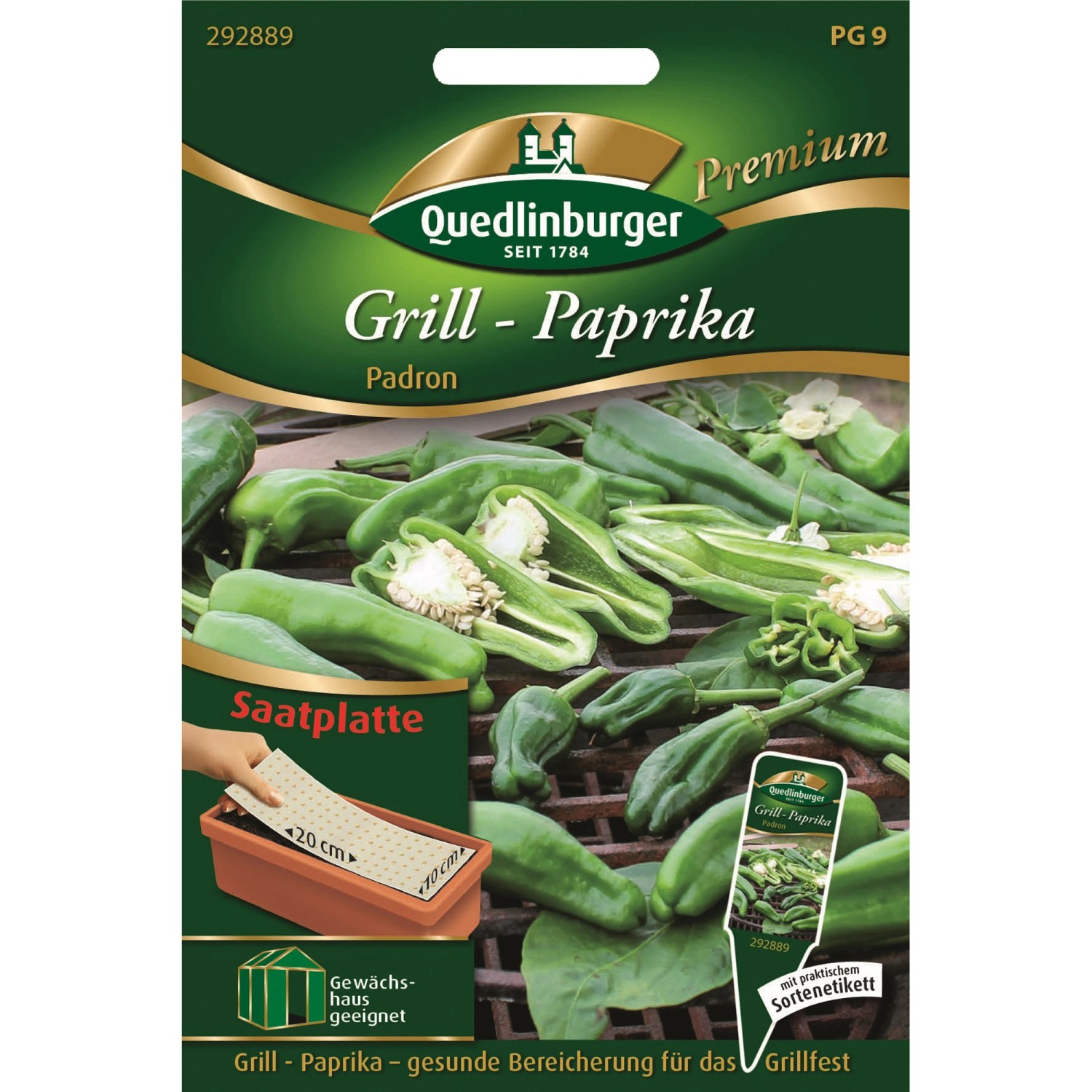 Quedlinburger Grill-Paprika Padron Saatplatte günstig online kaufen