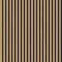 Jangal Wandpaneel Solid Teak, MDF-Furnier, 120,6x80x2,2 cm, Akustikpaneel