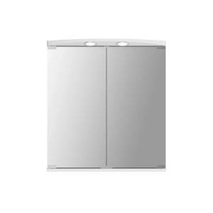 Jokey Spiegelschrank Ampado, 60 cm, weiß hochglanz mit LED-Beleuchtung.