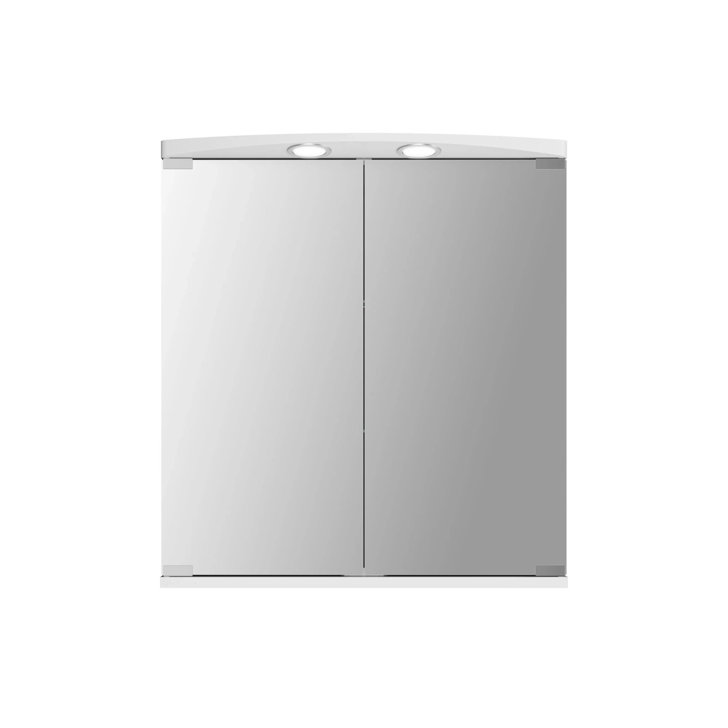 Jokey Spiegelschrank Ampado, 60 cm, weiß hochglanz mit LED-Beleuchtung.