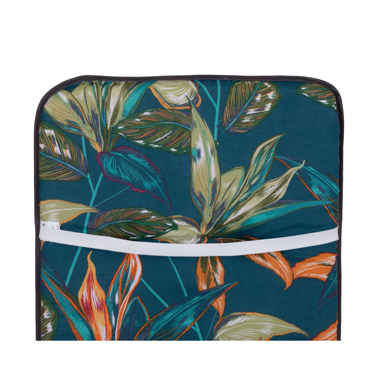 Beo Niedriglehner Auflage Enschede mit tropischem Blätter-Muster für Gartenstühle.