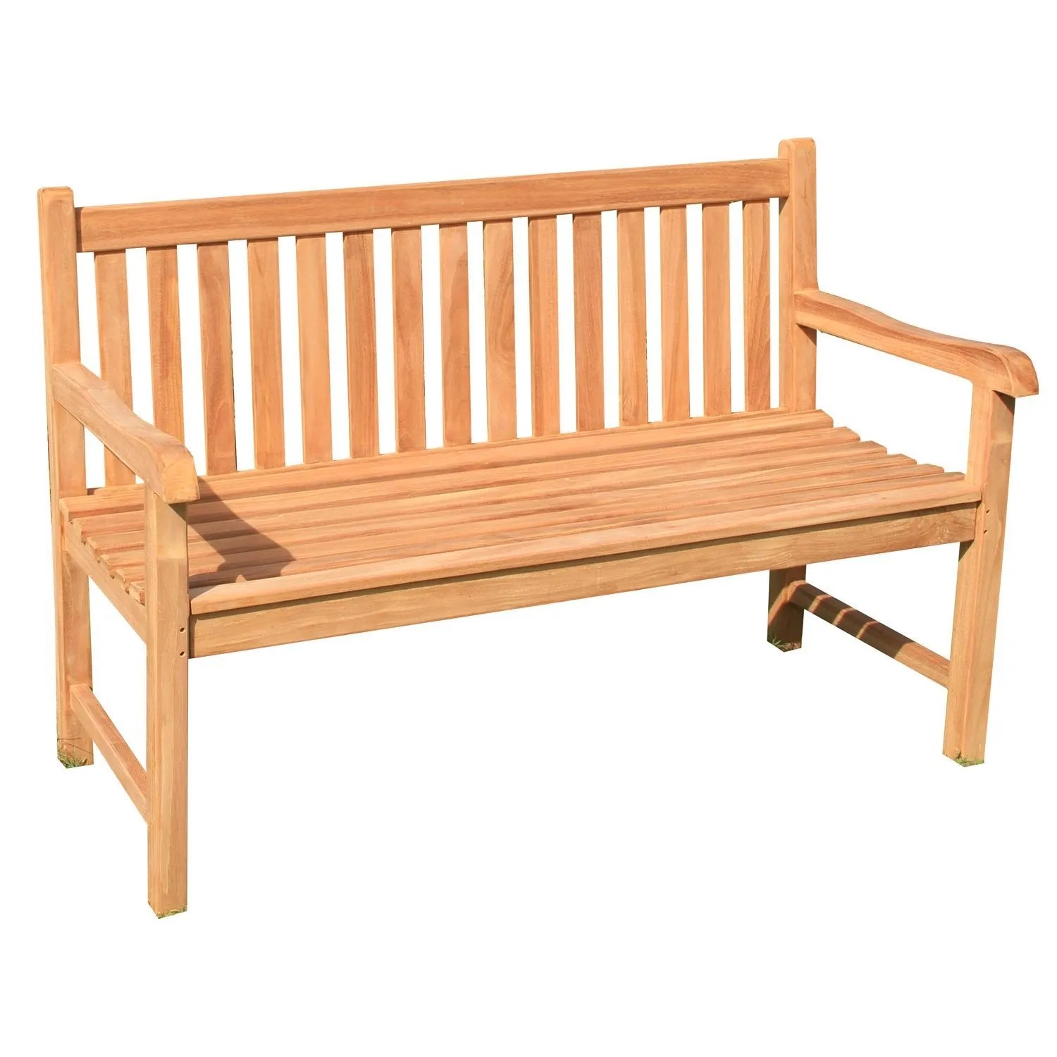 Lex Teak Sitzbank Gartenbank Holzbank Teakbank Parkbank Picadelly 135cm