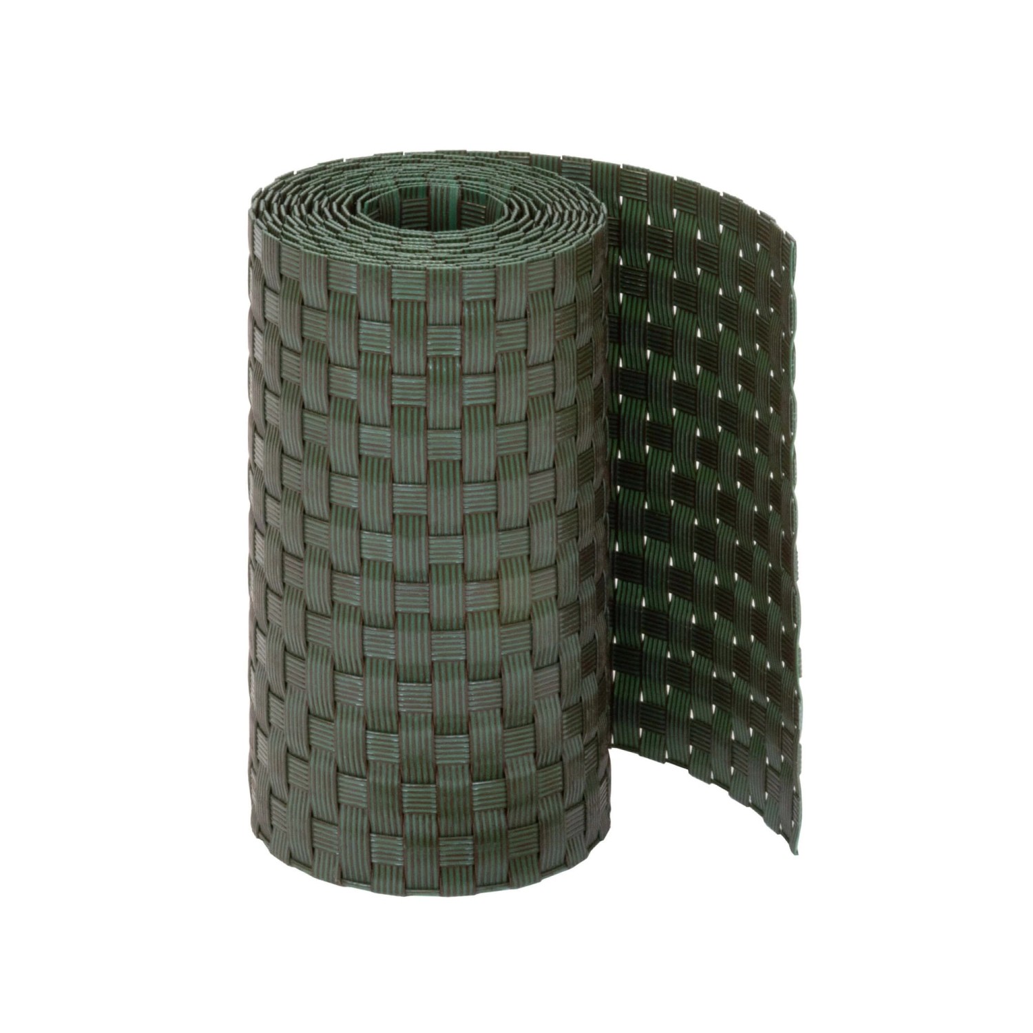 Jardinion Sichtschutzstreifen 250cm x 19cm x 2,4mm Grün Blickdicht günstig online kaufen