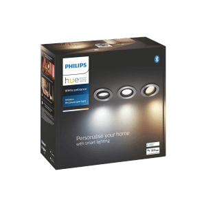 Philips Hue Smart-Einbauspot Milliskin White Ambiance Aluminium 3er Pack