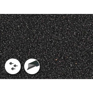 Alpholz Dacheindeckung KSK selbstklebend, anthrazit, mit Zubehör für Gartenhaus Flach- & Pultdach.