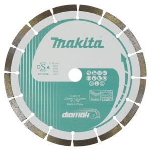 Makita Diamanttrennscheibe D-80117, 230 mm für Beton, Stein und Ziegel.