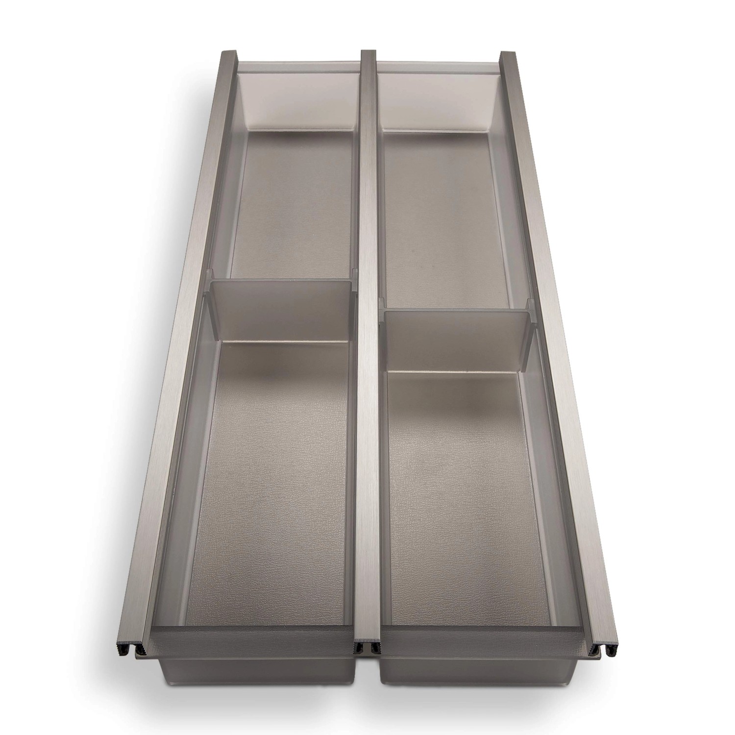 SOTECH Cuisio Besteckeinsatz 300 mm Höhe 55 mm Transluzent Graphitgrau