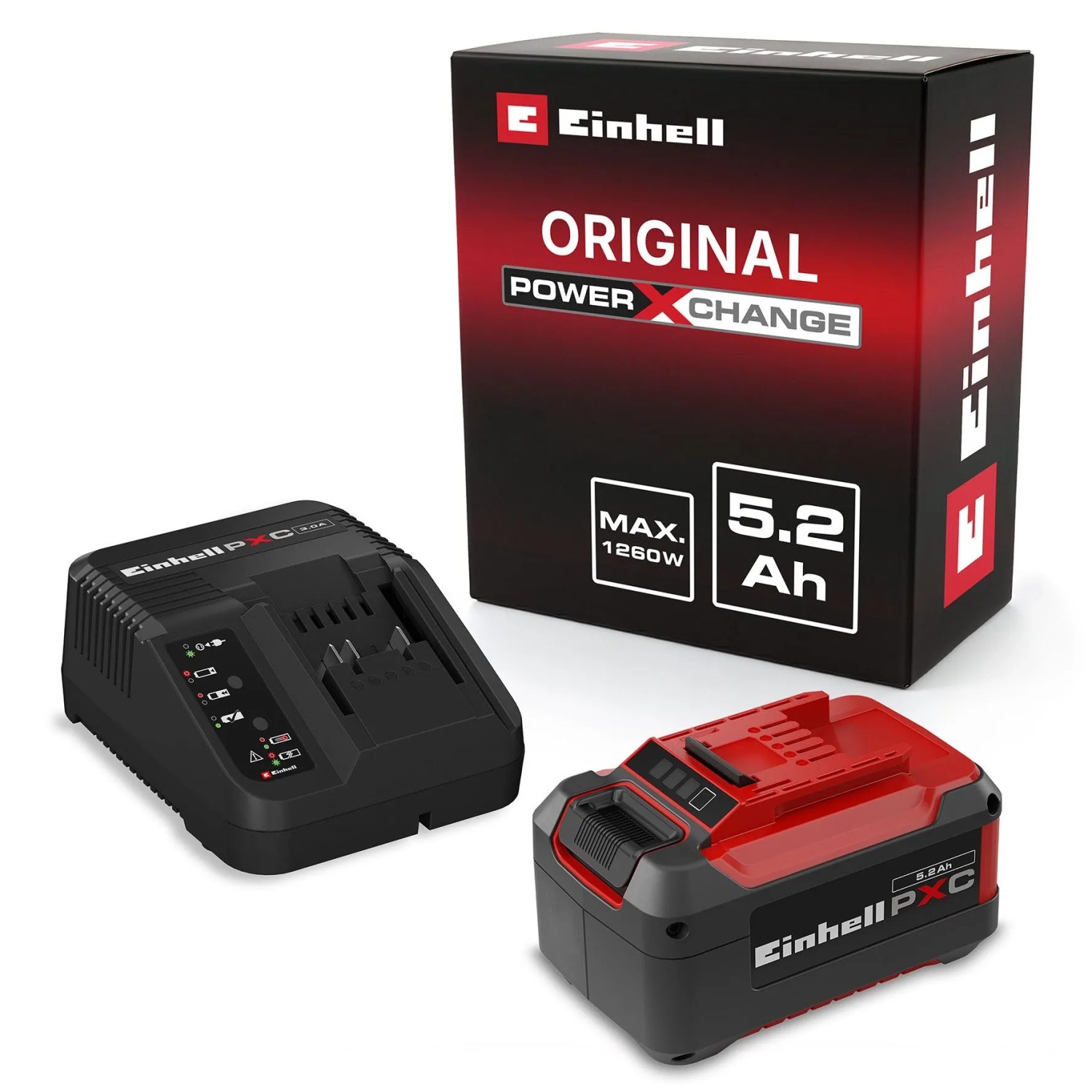 Image of Einhell 5.2 Ah PXC Starter-Kit battery charger
