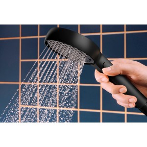 Hansgrohe Duschkopf Activera Select S 95 mm 2jet WaterBoost EcoSmart Mattschwarz