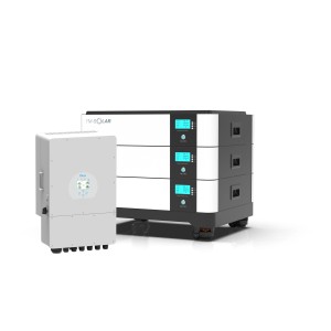 FM-SOLAR Deye 1-Phasen Hybrid-Wechselrichter On/Off-Grid 5kW PV Solar + 30kWh Stapel Batterie Speicher