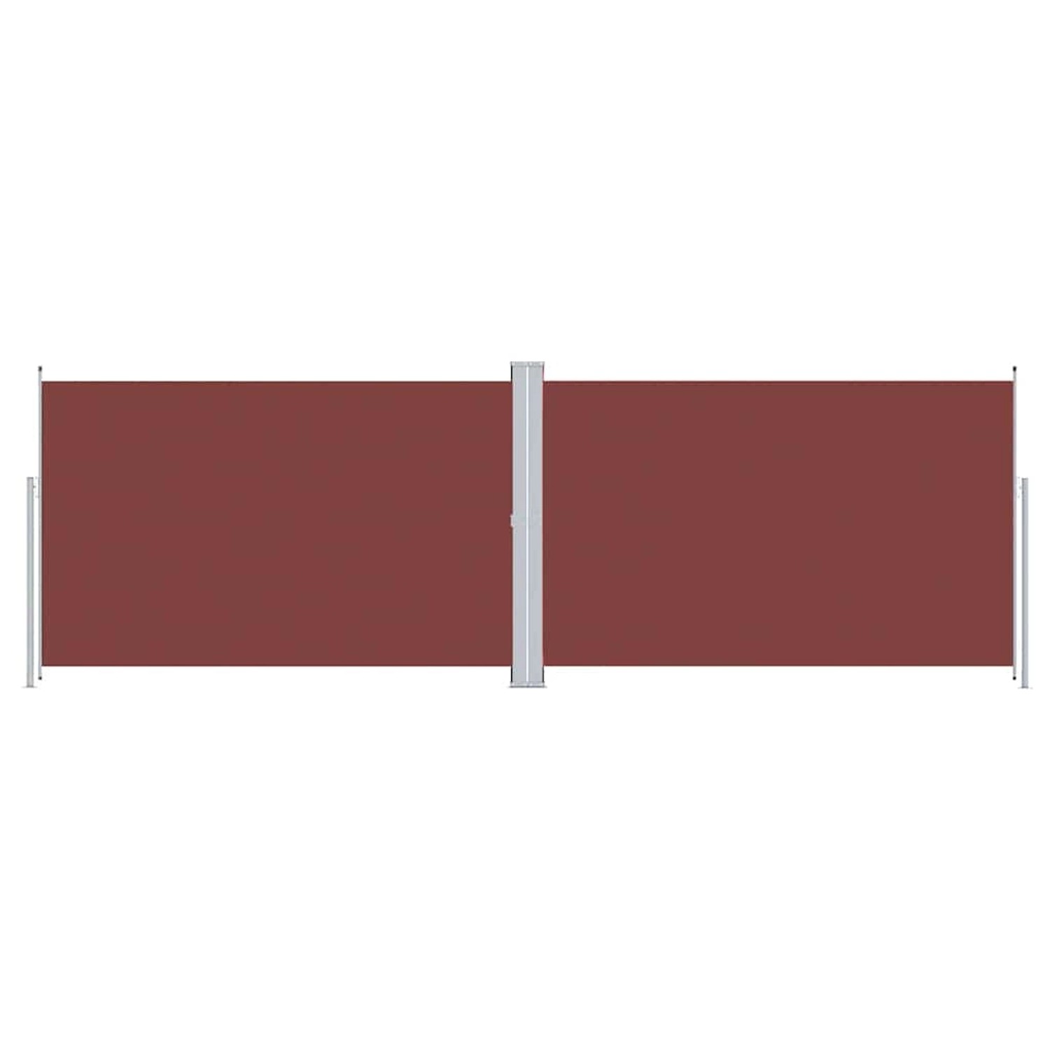 furnicato Seitenmarkise Ausziehbar Braun 220x600 cm günstig online kaufen