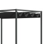 Detailansicht der Furnicato Pergola 3x2m mit verstellbarem, schwarzem Sonnendach.