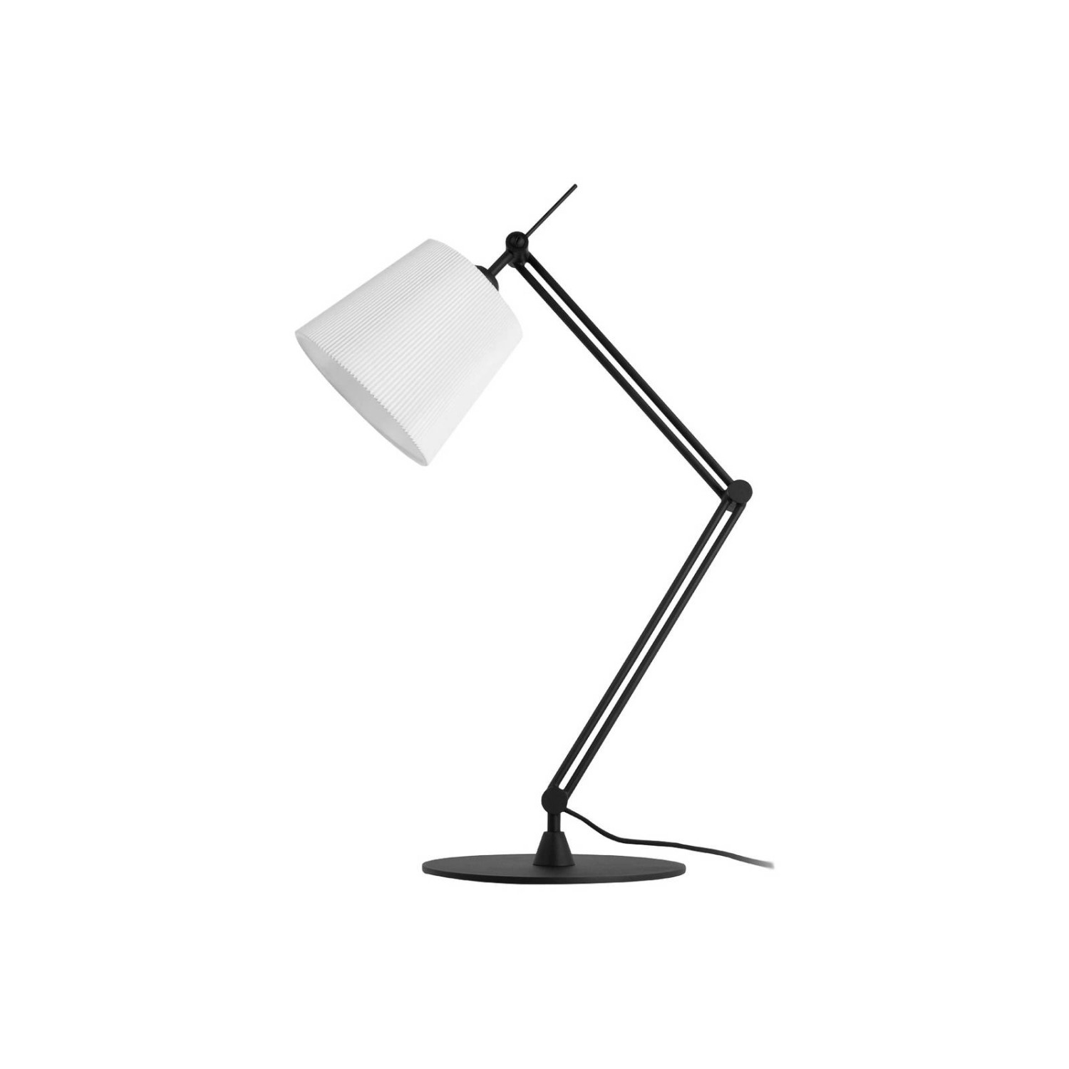 Lucande Tischlampe Caelia 10020254 Modern in Schwarz aus Metall 1-flammig E günstig online kaufen