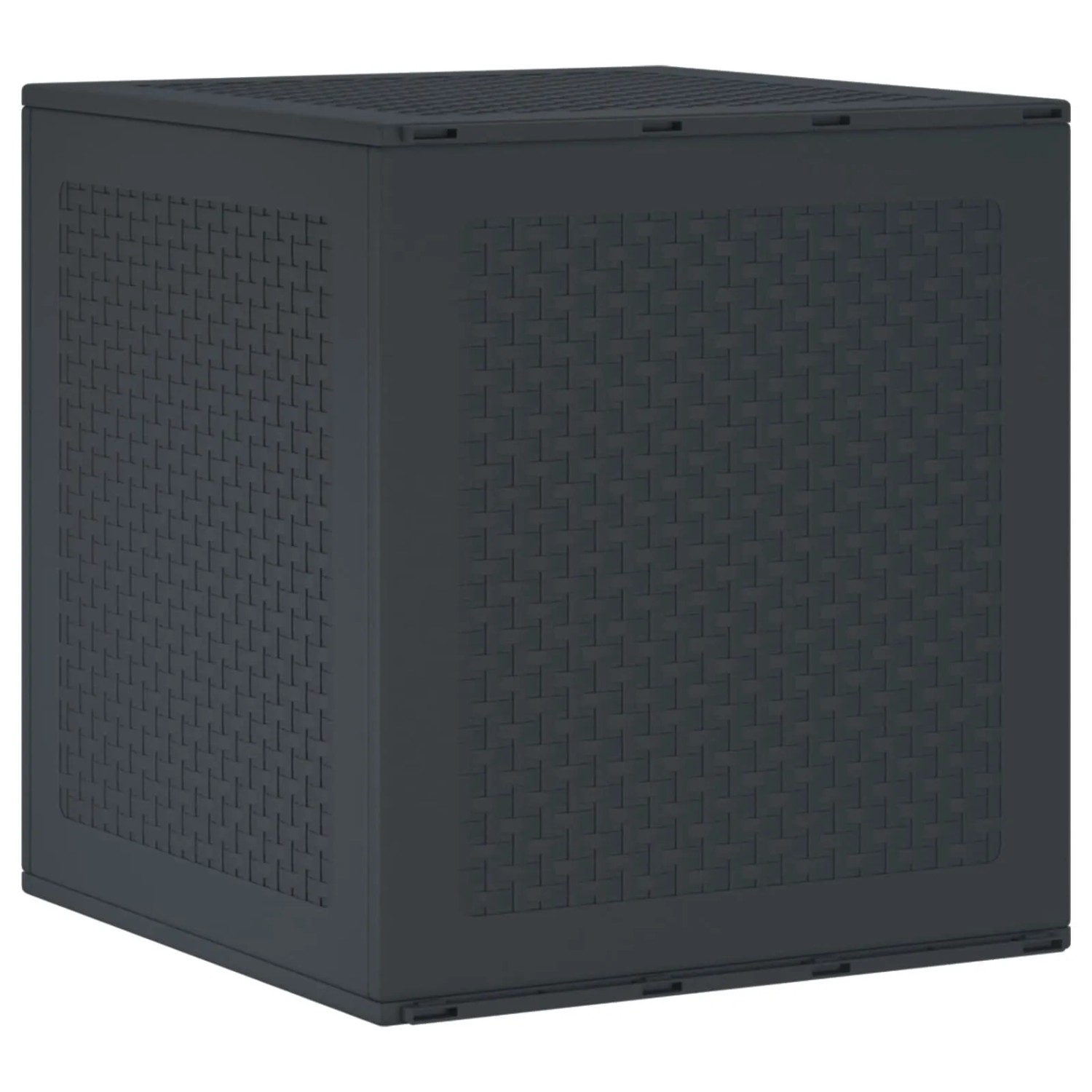 vidaXL Aufbewahrungsbox Anthrazit 55 x 53 x 57 cm Polypropylen 870579