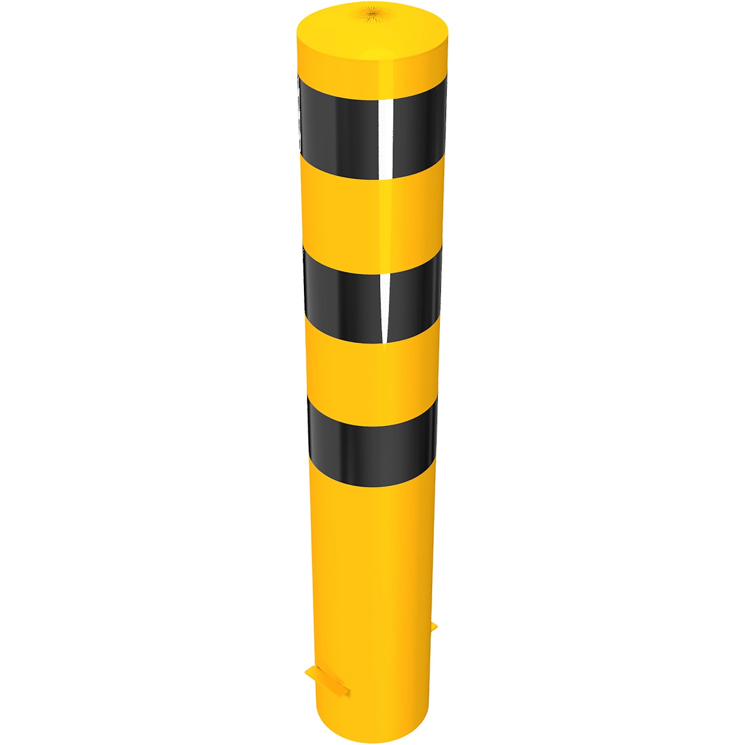 Schake poller Einbetonieren Ø 193 mm x 1.200 mm Gelb-Schwarz