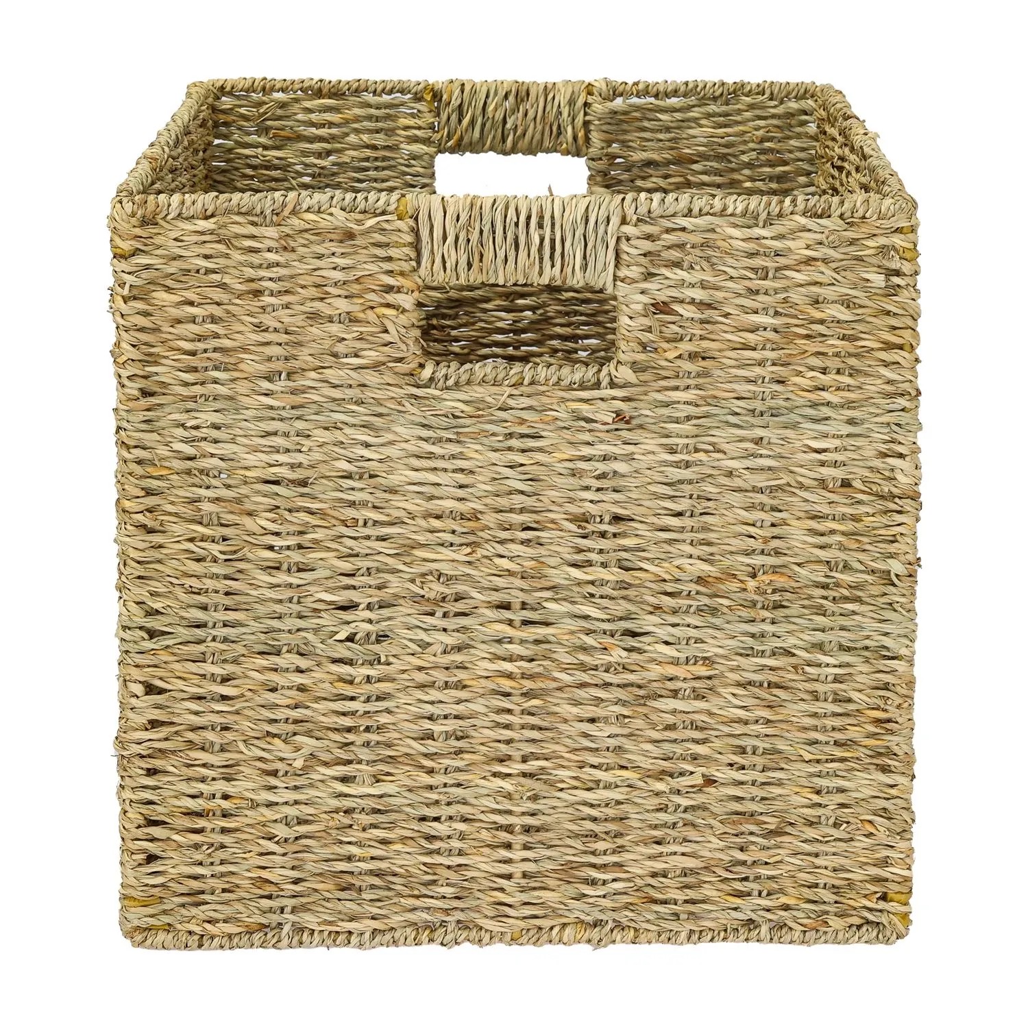 HMF 37040 Aufbewahrungskorb Korb Geflochten Seegras Kallax 32 x 34 x 32 cm_3