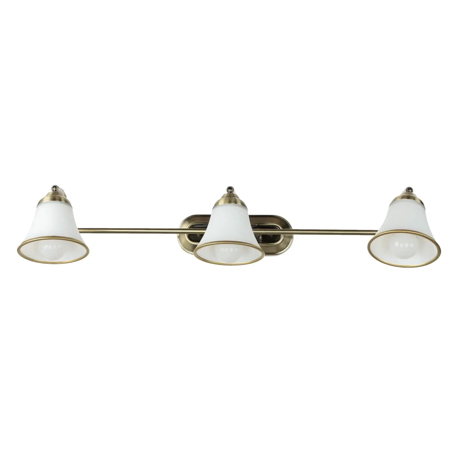 EASYLIGHT Wandspot 3-Flammig E14 67 cm breit Schwenkbar Jugendstil in Bronz günstig online kaufen
