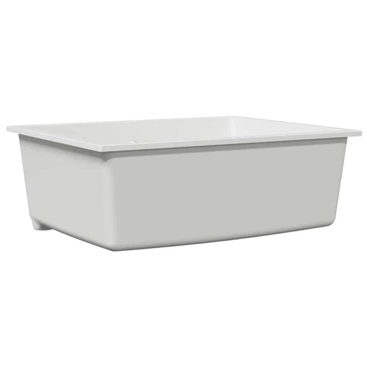 vidaXL Küchenspüle Weiß 54 x 44 x 20 cm Granit 4012350