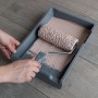 Wallpro Werkzeug-Set mit Farbroller und Farbwanne, ideal zum Wandfarbe auftragen.