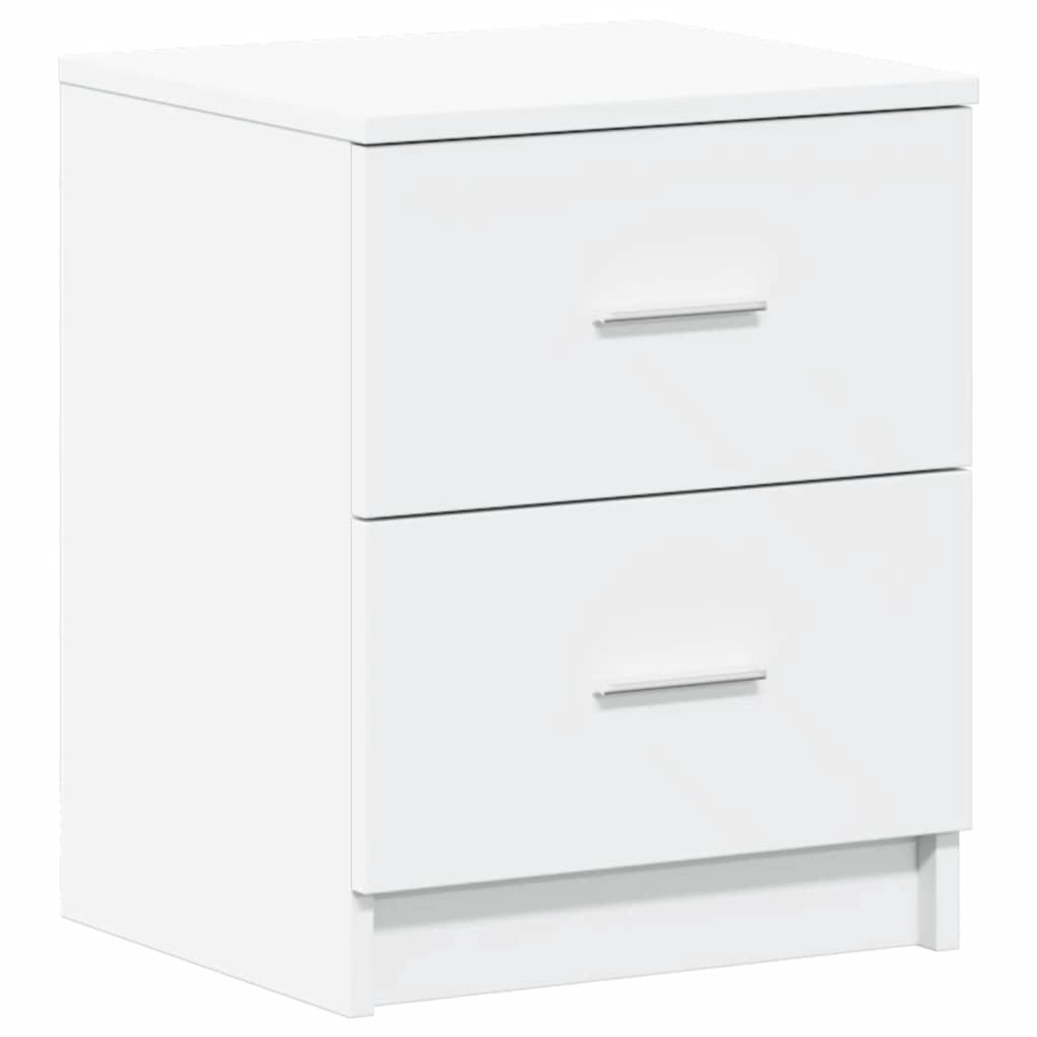 vidaXL Nachttisch mit 2 Schubladen Weiß 40x36x50 cm 858785 günstig online kaufen