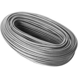 Rolle Catnic Bindedraht Ø 1,4 mm für Baustahlmatten, silbergrau.