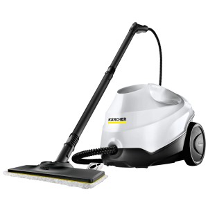 Kärcher SC 3 EasyFix Dampfreiniger, weiß-schwarz, für die hygienische Reinigung im Haushalt.