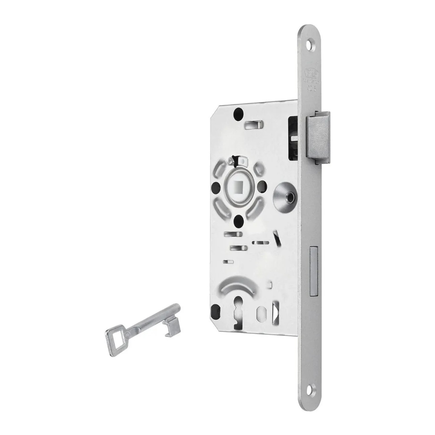 SOTECH BKS Türschloss 0215 BB Schloss Klasse 1 Dornmaß 55 mm Stulp 20 mm DIN Rechts Entfernung 72 mm Metall