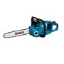 Makita Akku-Kettensäge DUC353Z (Solo) in blaugrün, 35 cm Schwertlänge.