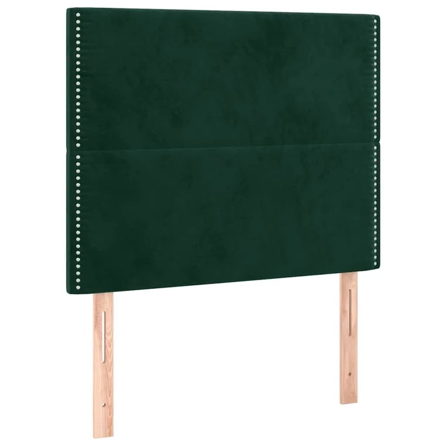 vidaXL Kopfteil Dunkelgrün 100x5x118/128 cm Samt 3116237